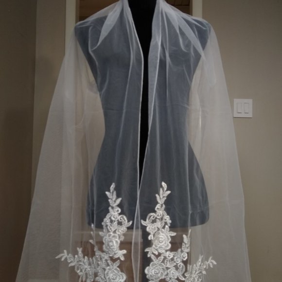 NWT! CLEARANCE! 6 ft Wedding Sash/Scarf/Wrap - Picture 6 of 6